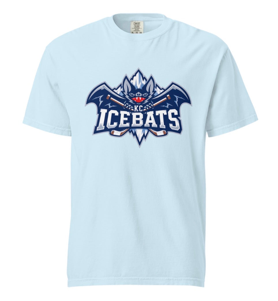 Icebats KC Hockey Design Logo Tee Shirt