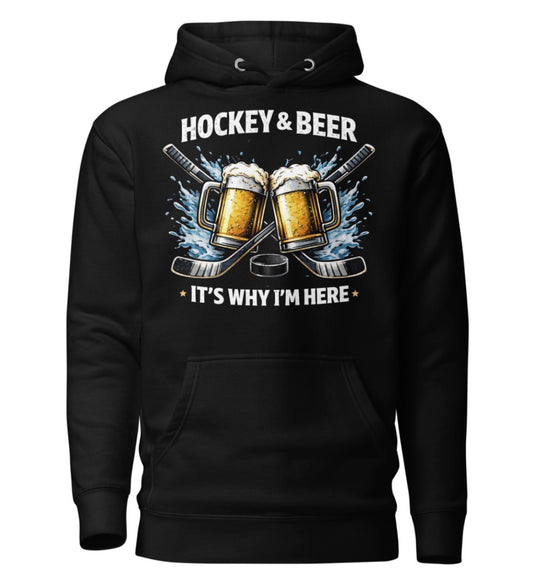 Hockey & Beer Hockey Hoodie