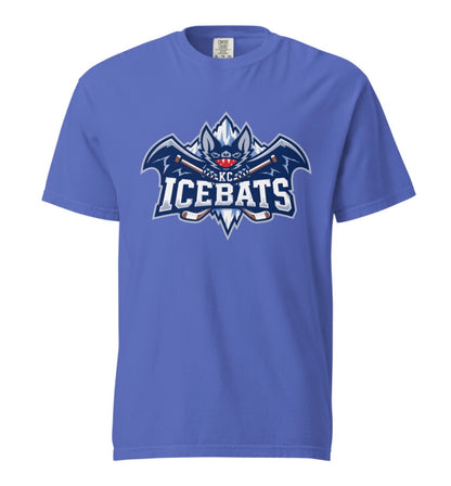 Icebats KC Hockey Design Logo Tee Shirt
