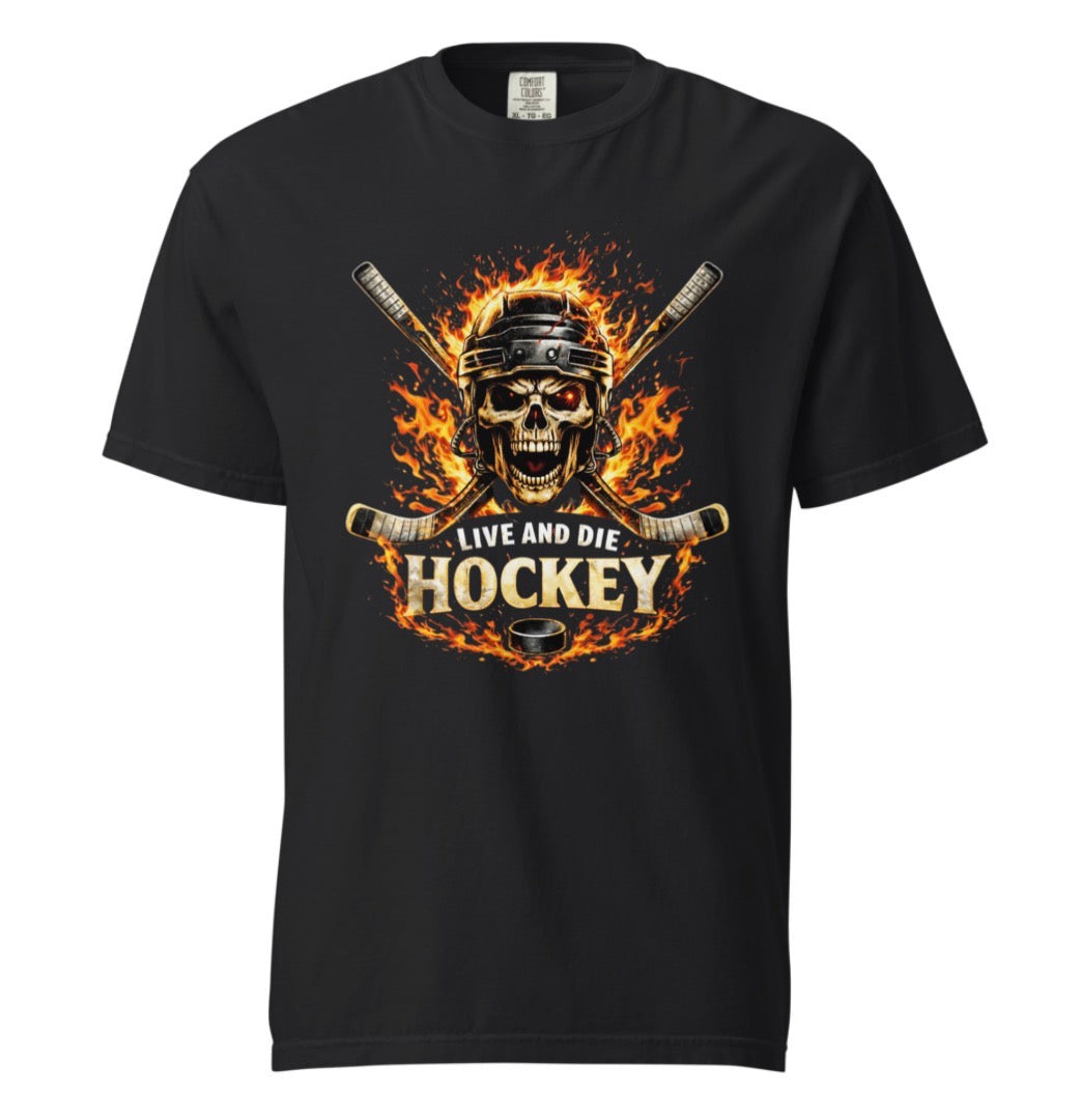 Live & Die Hockey Tee Shirt
