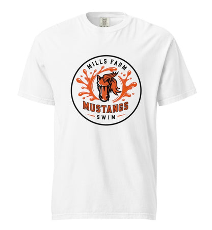 Mustangs Orange Liquid Medallion Tee Shirt