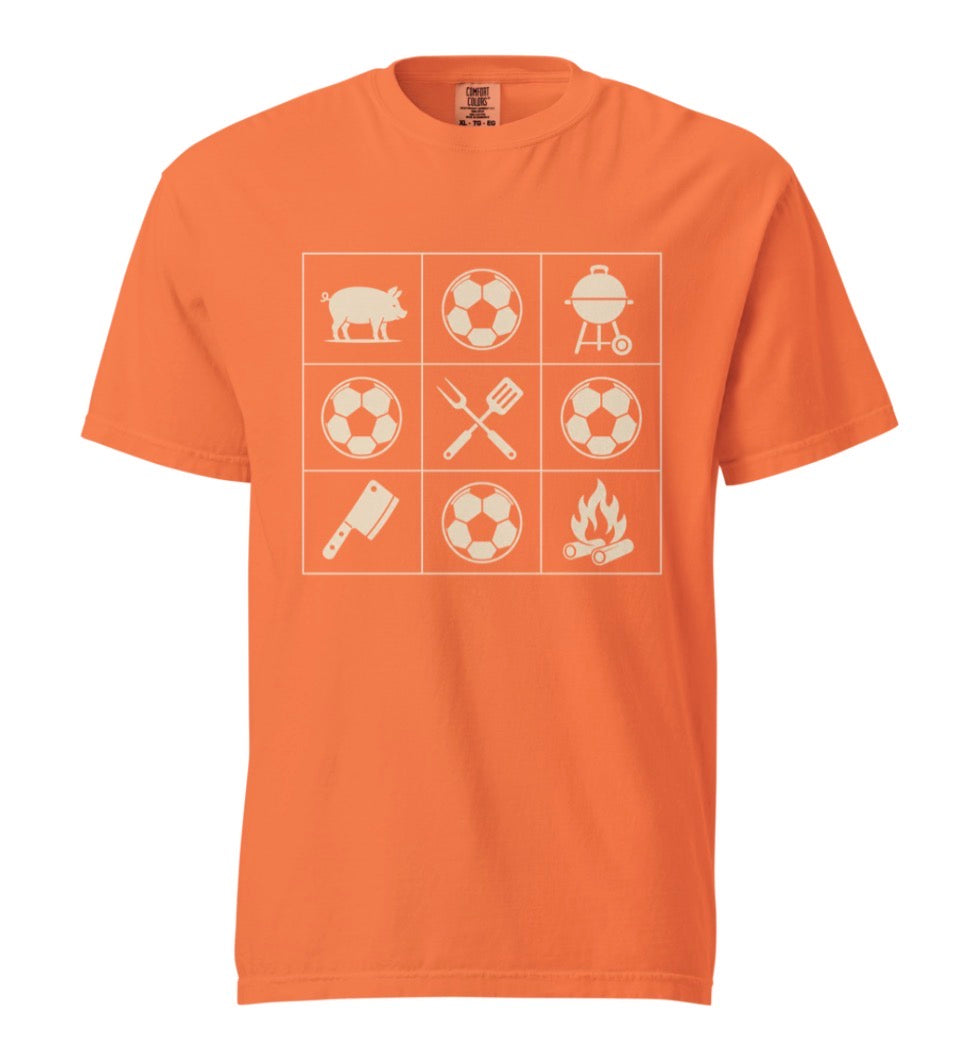 KC Soccer BBQ Grid Tee Shirt