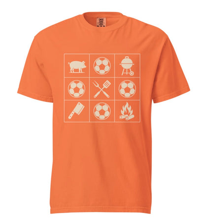 KC Soccer BBQ Grid Tee Shirt