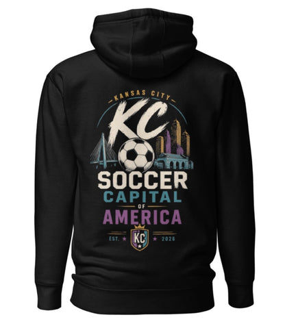 Soccer Capital of America Back Graphic Hoodie