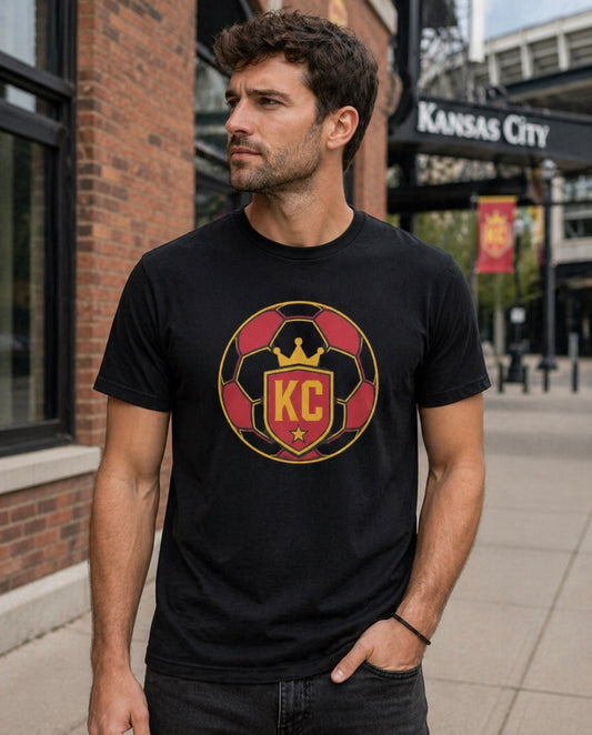 KC Soccer Ball Logo Tee Shirt