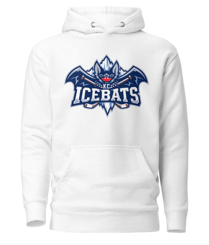 Icebats KC Hockey Design Logo Hoodie