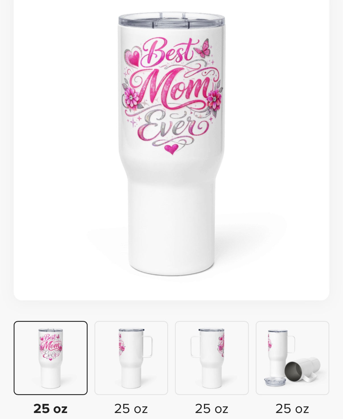 Best Mom Ever Travel Mug