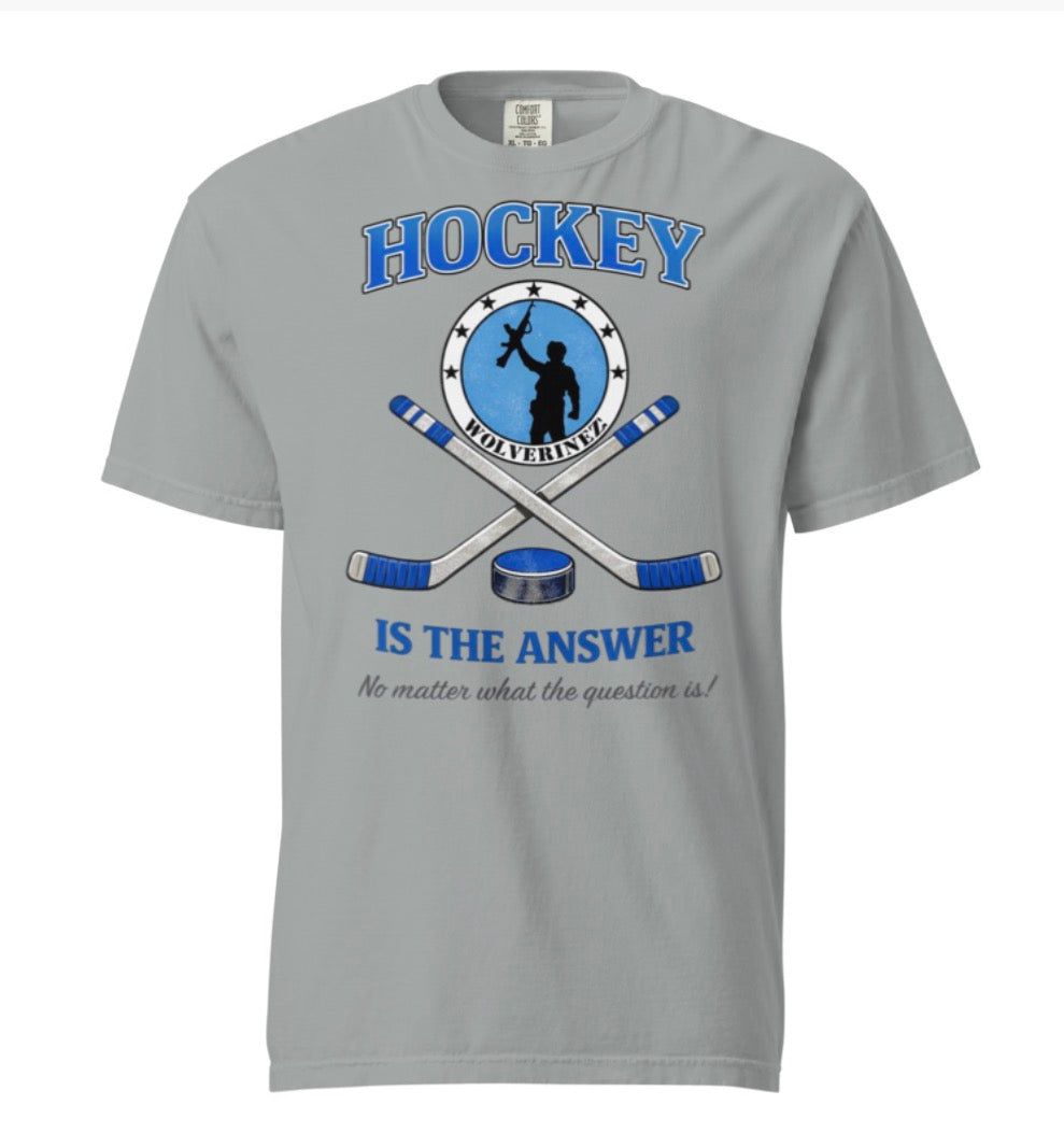 Wolverinez Hockey Is The Answer Tee Shirt