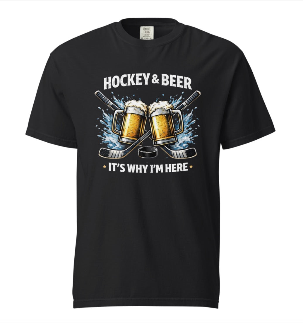 Hockey & Beer Tee Shirt