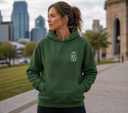 Soccer Capital Monochrome Back Graphic Hoodie
