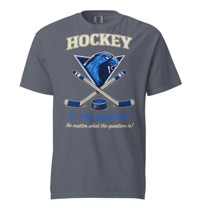 Icehawks Hockey Is The Answer Tee Shirt