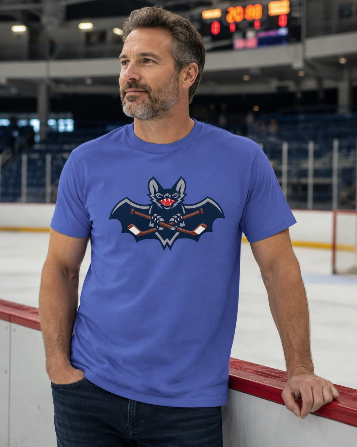 Icebats Hockey Logo Tee Shirt