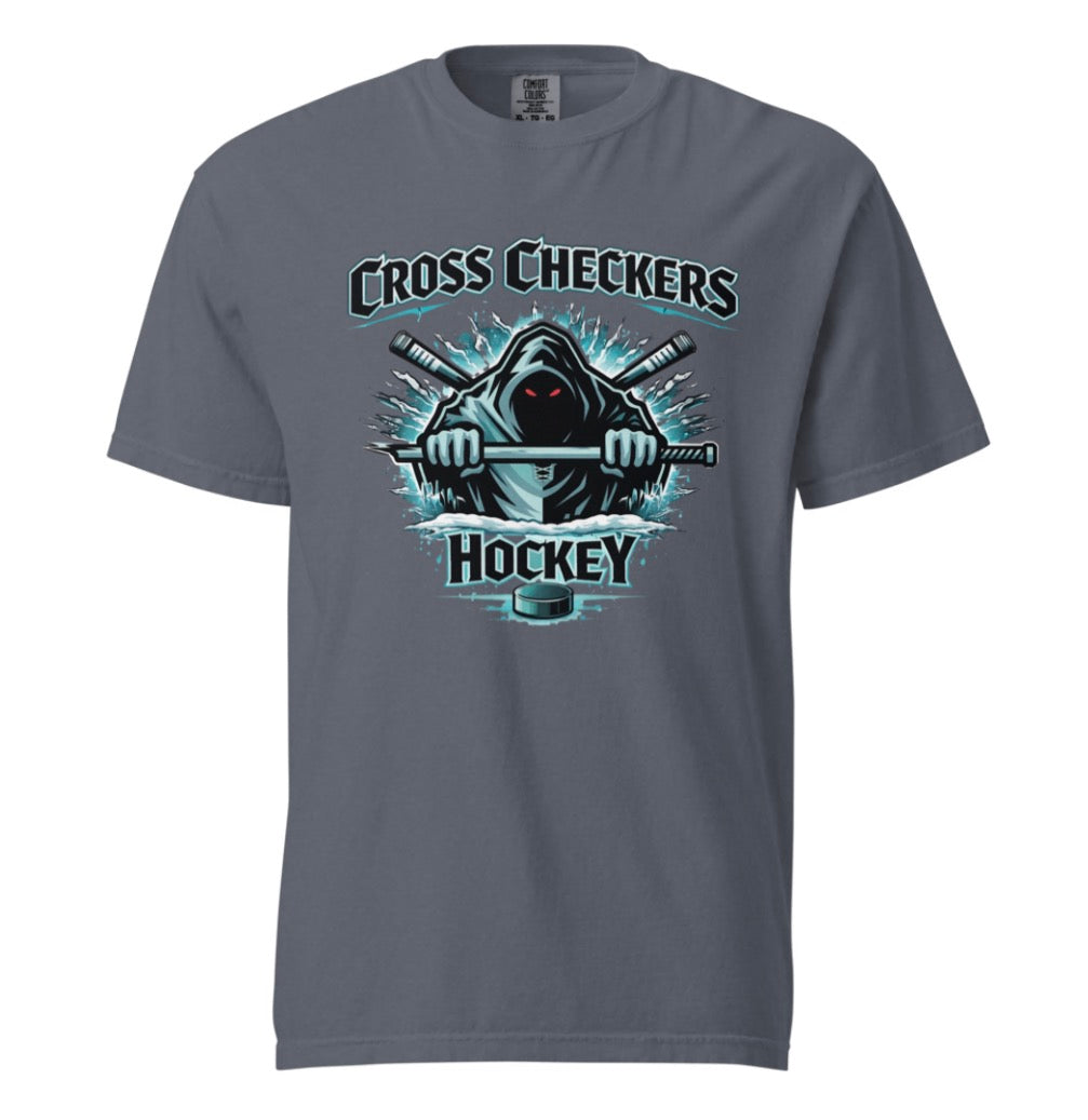Cross Checkers Design Tee Shirt