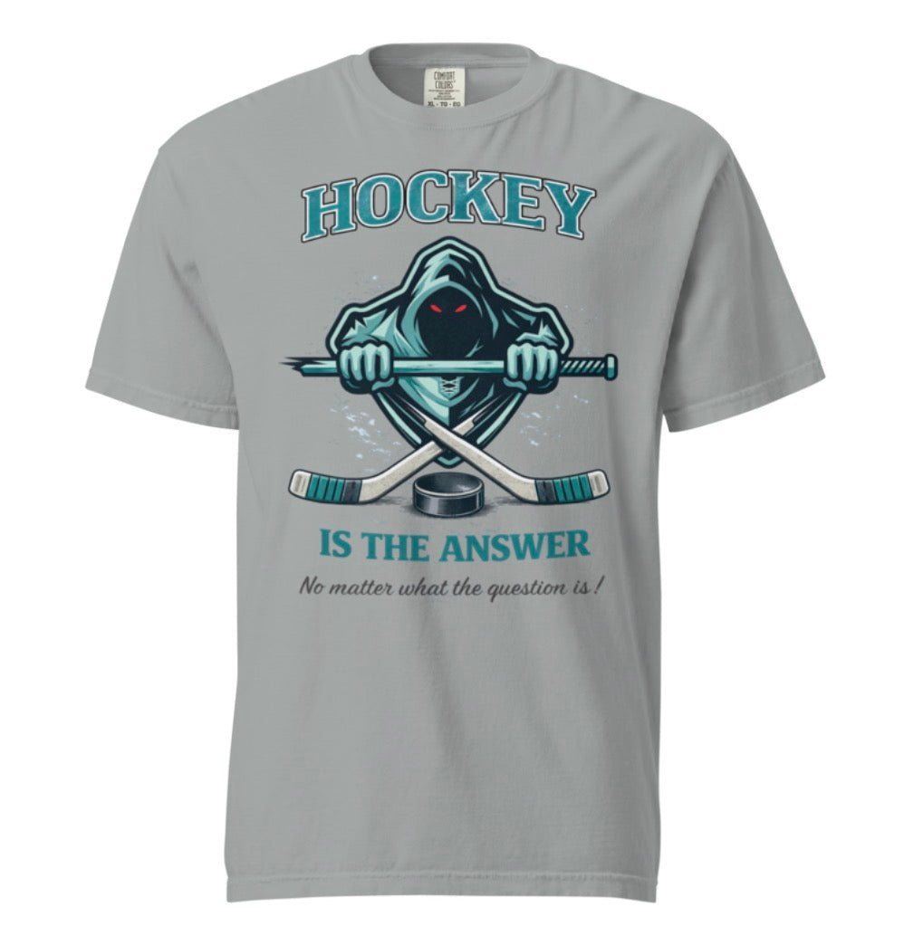 Cross Checkers Hockey Is The Answer Tee Shirt