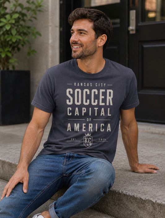 Soccer Capital of America Monochrome Tee Shirt