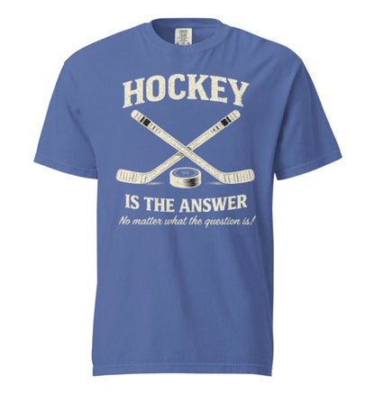 Hockey Is The Answer Vintage Tee Shirt