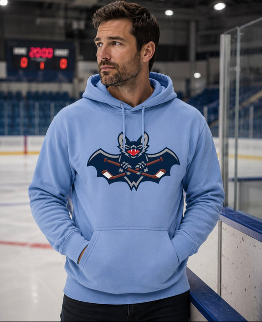 Icebats Hockey Logo Hoodie