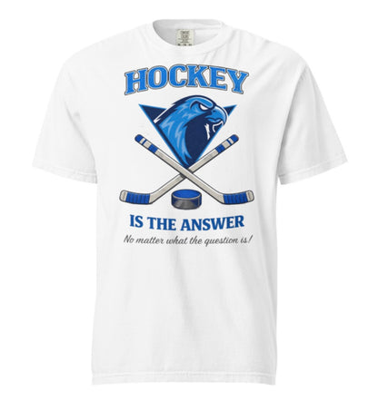 Icehawks Hockey Is The Answer Tee Shirt