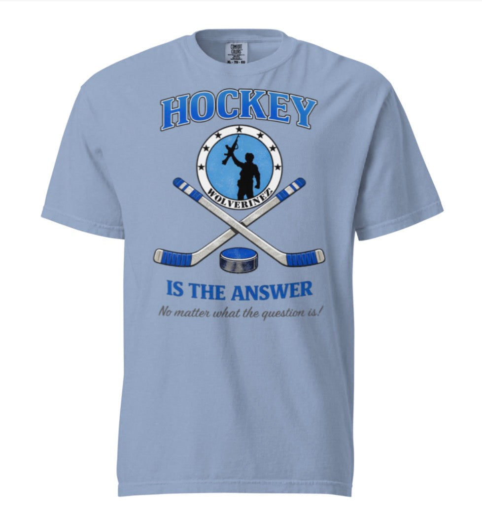 Wolverinez Hockey Is The Answer Tee Shirt
