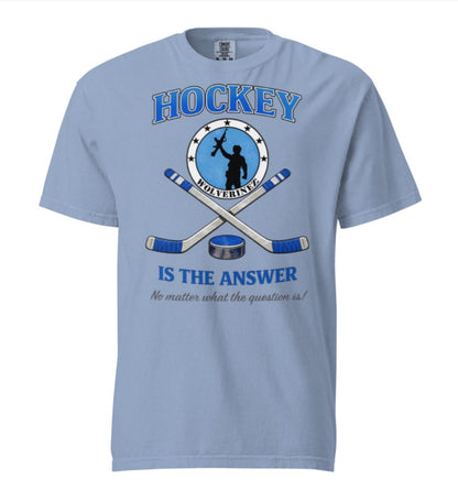Wolverinez Hockey Is The Answer Tee Shirt