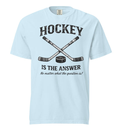 Hockey Is The Answer Vintage Tee Shirt