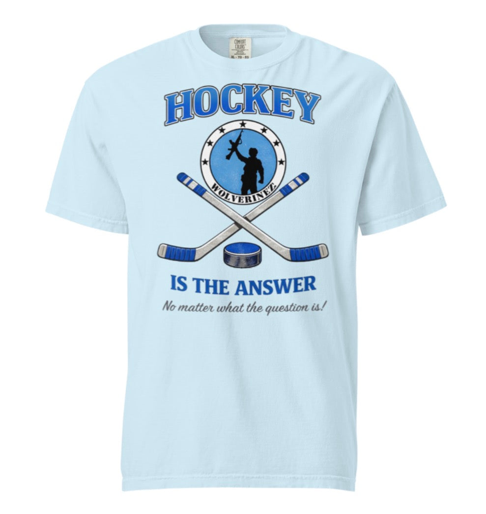 Wolverinez Hockey Is The Answer Tee Shirt