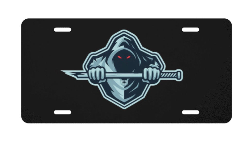 Cross Checkers License Plate