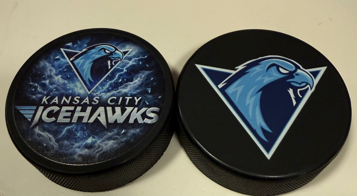 Icehawks Design Puck