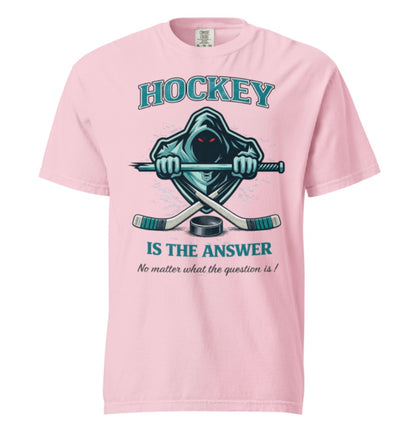 Cross Checkers Hockey Is The Answer Tee Shirt
