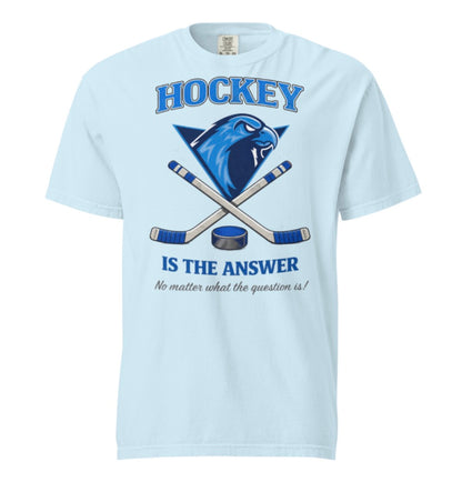 Icehawks Hockey Is The Answer Tee Shirt