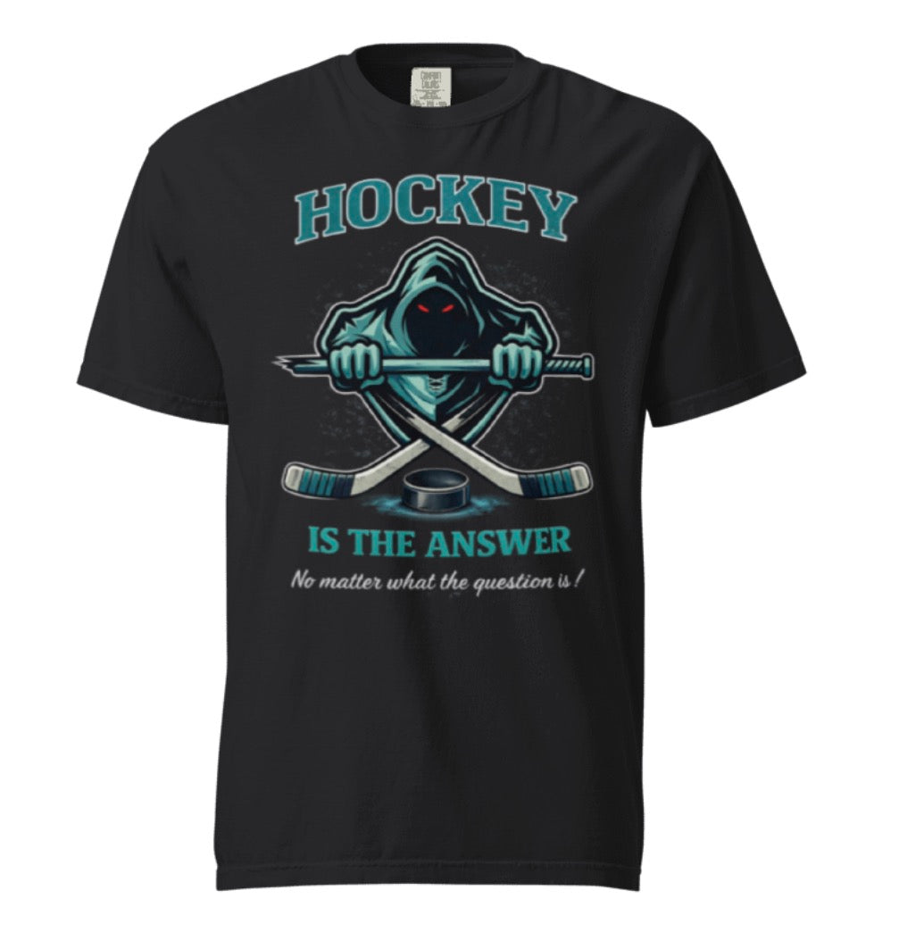 Cross Checkers Hockey Is The Answer Tee Shirt