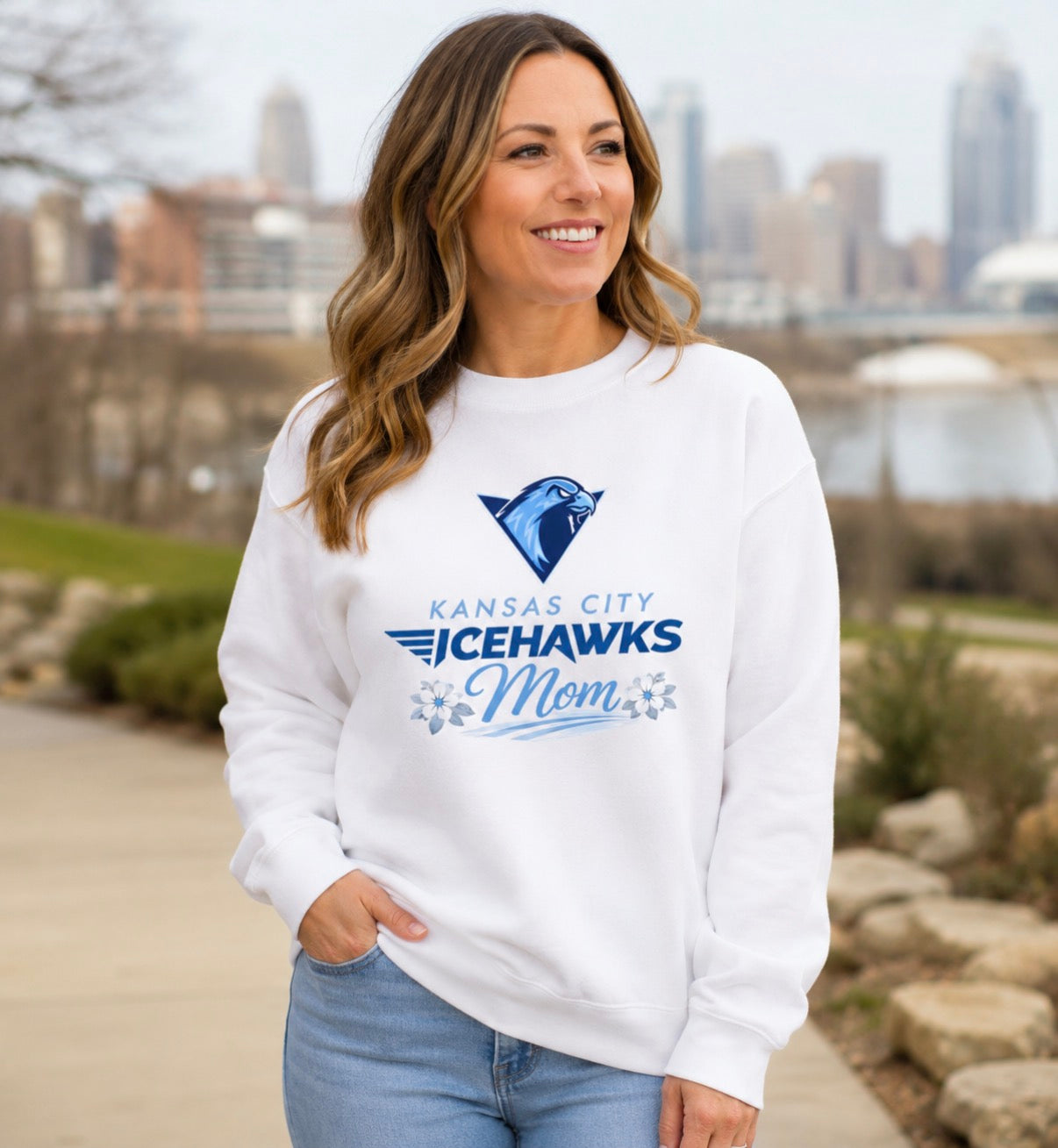 Icehawks Mom Sweatshirt