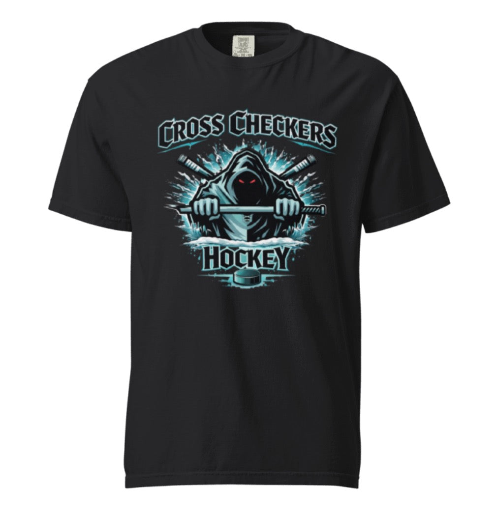 Cross Checkers Design Tee Shirt