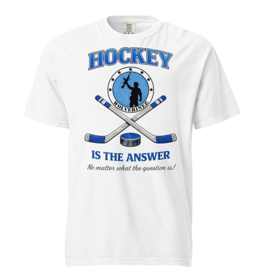 Wolverinez Hockey Is The Answer Tee Shirt