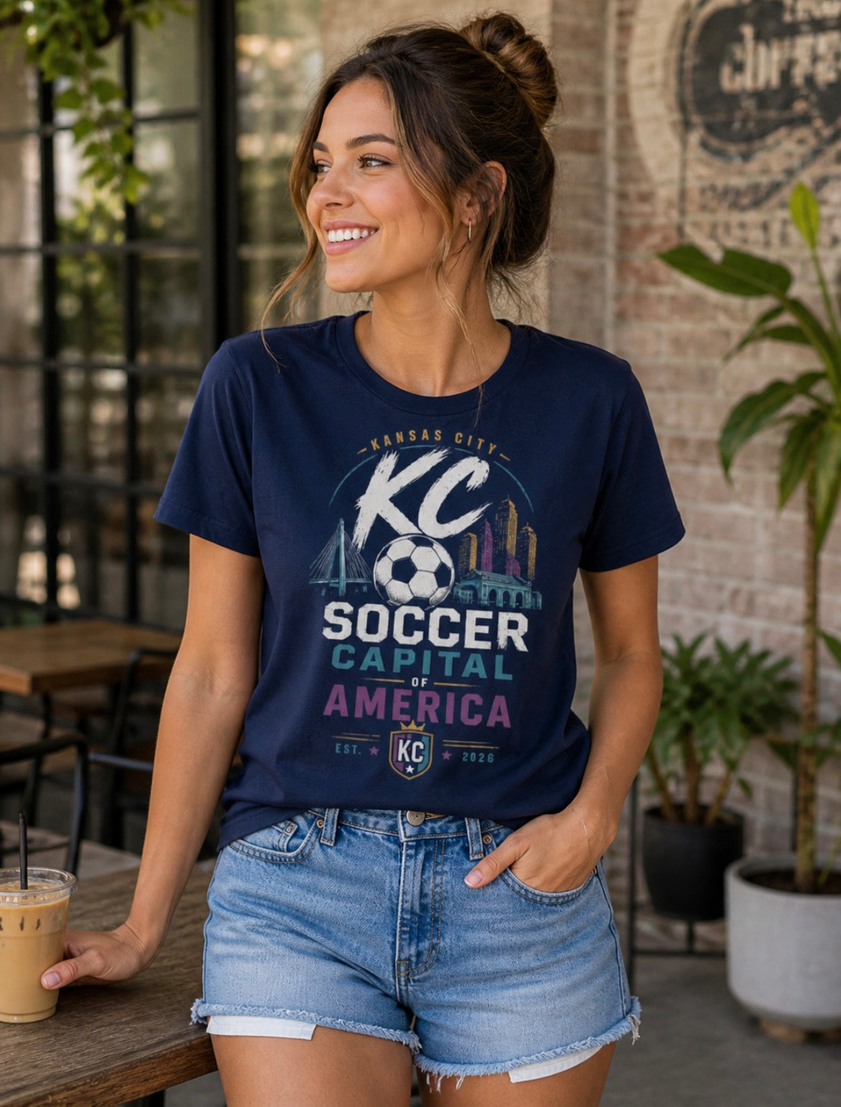 Soccer Capital of America Design Tee Shirt