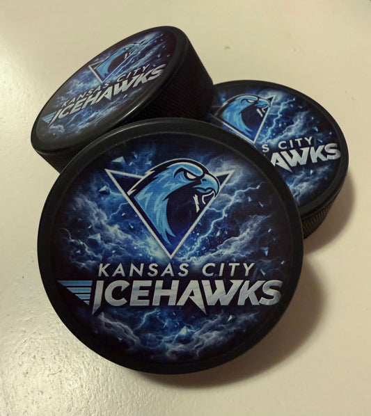 Icehawks Design Puck