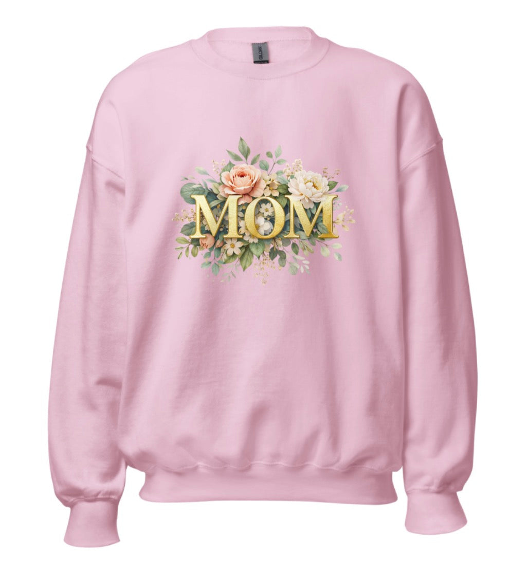 Mom Floral Sweatshirt