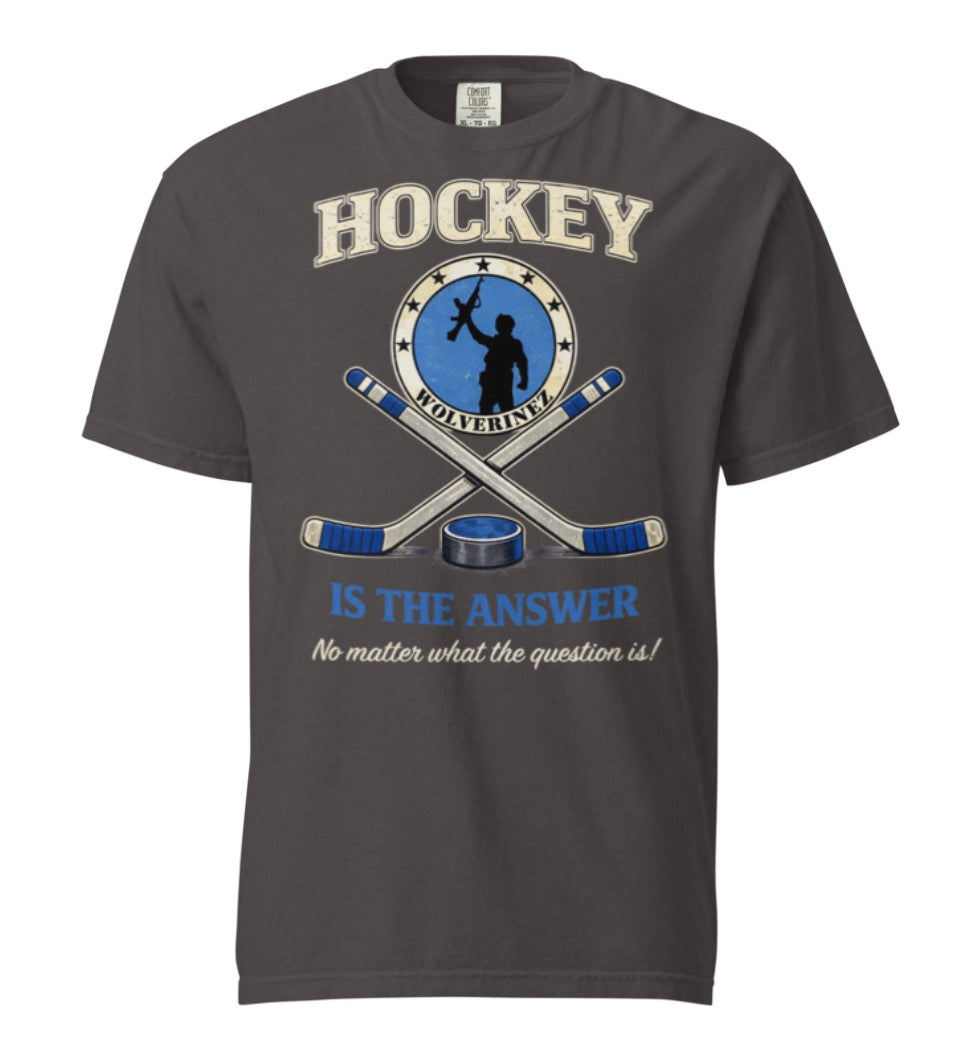 Wolverinez Hockey Is The Answer Tee Shirt